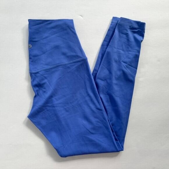 Lululemon Align Super-High-Rise Pant 28" Wild Indigo Size 8 Yoga Gym Comfort - Picture 2 of 7